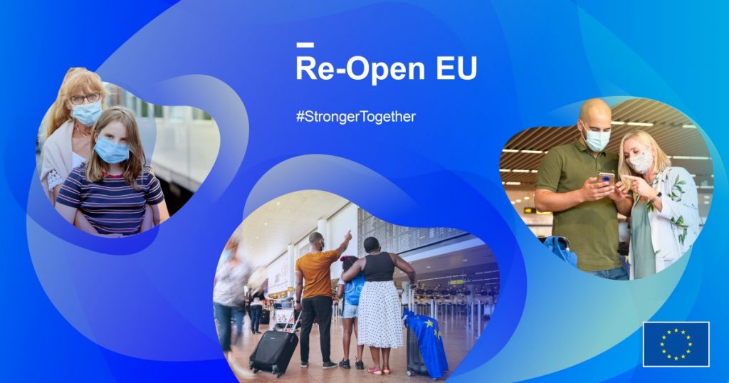 Re-open EU, une appli qui permet de connaître les conditions de voyages et de séjours en Europe