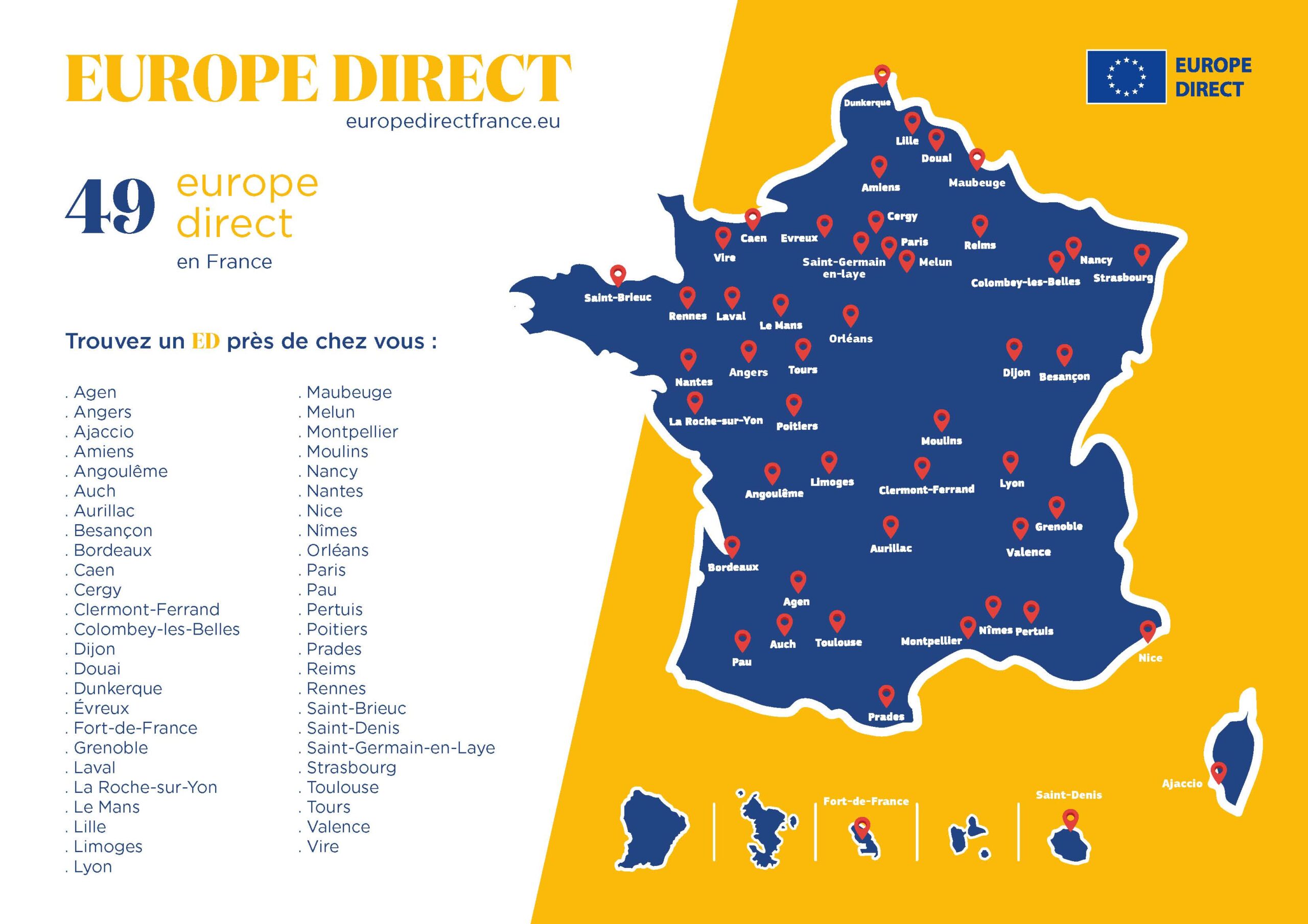 Le réseau EUROPE DIRECT
