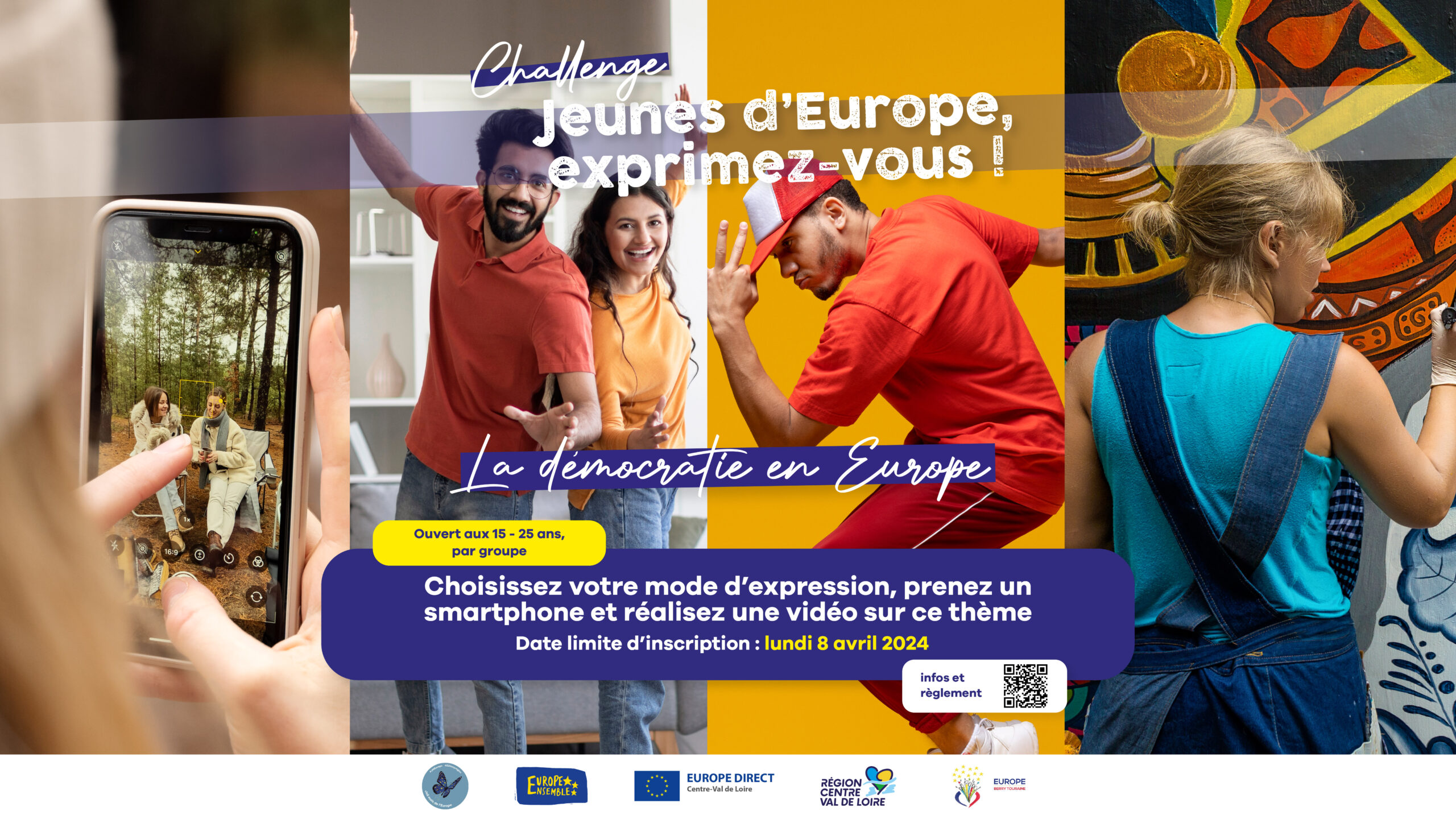 Le challenge « Jeunes d’Europe, exprimez-vous !» est lancé !